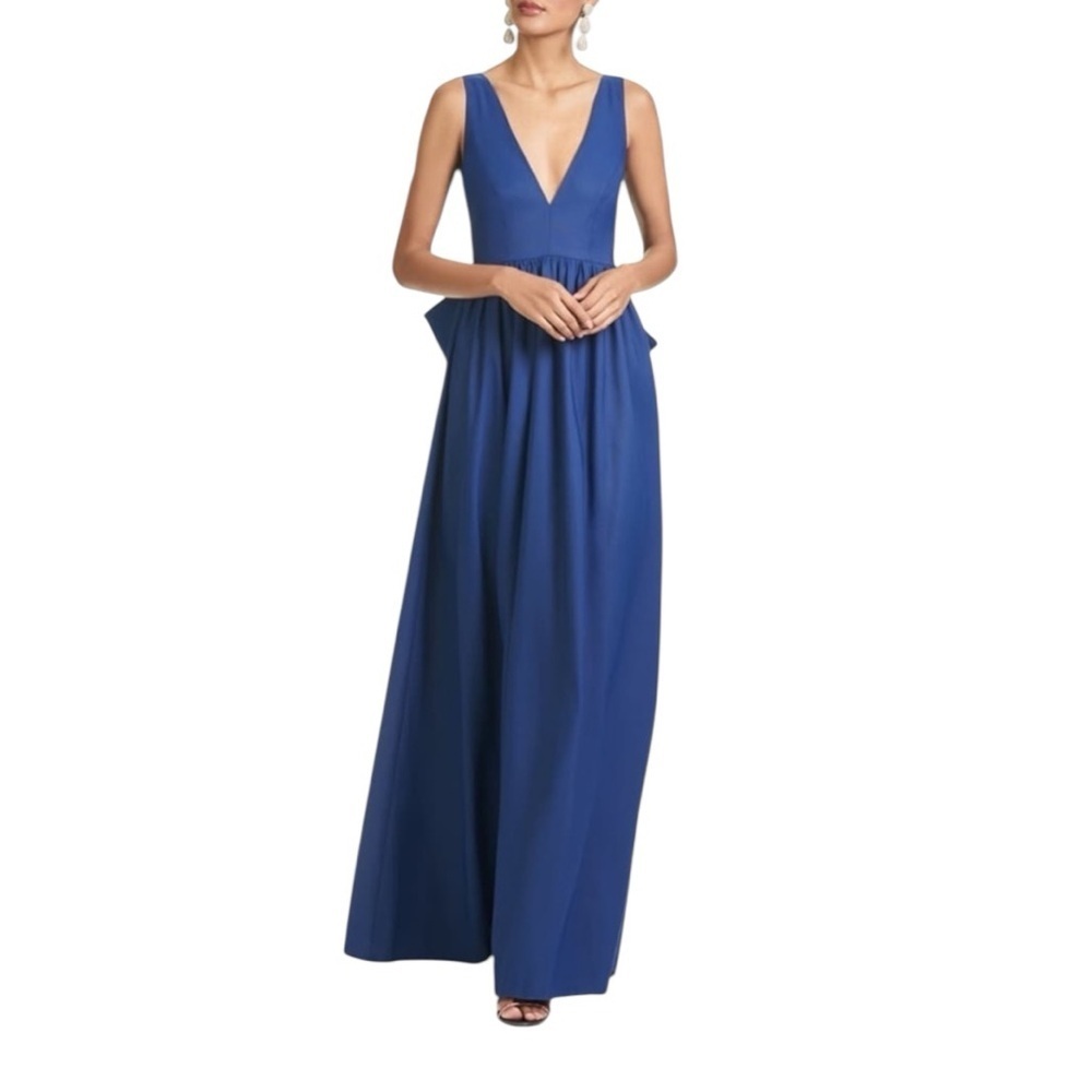 Sachin & Babi - Katrina Formal Evening Gown Midnight Blue Sz 6